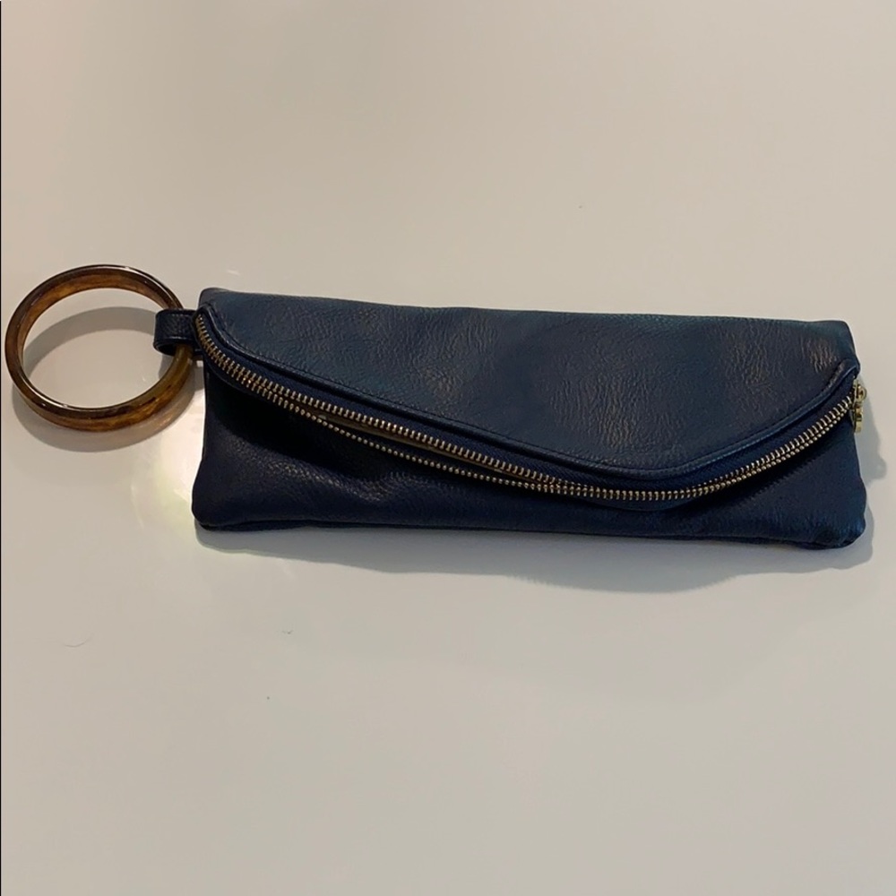 Mud pie wristlet. Navy blue. Super cute
